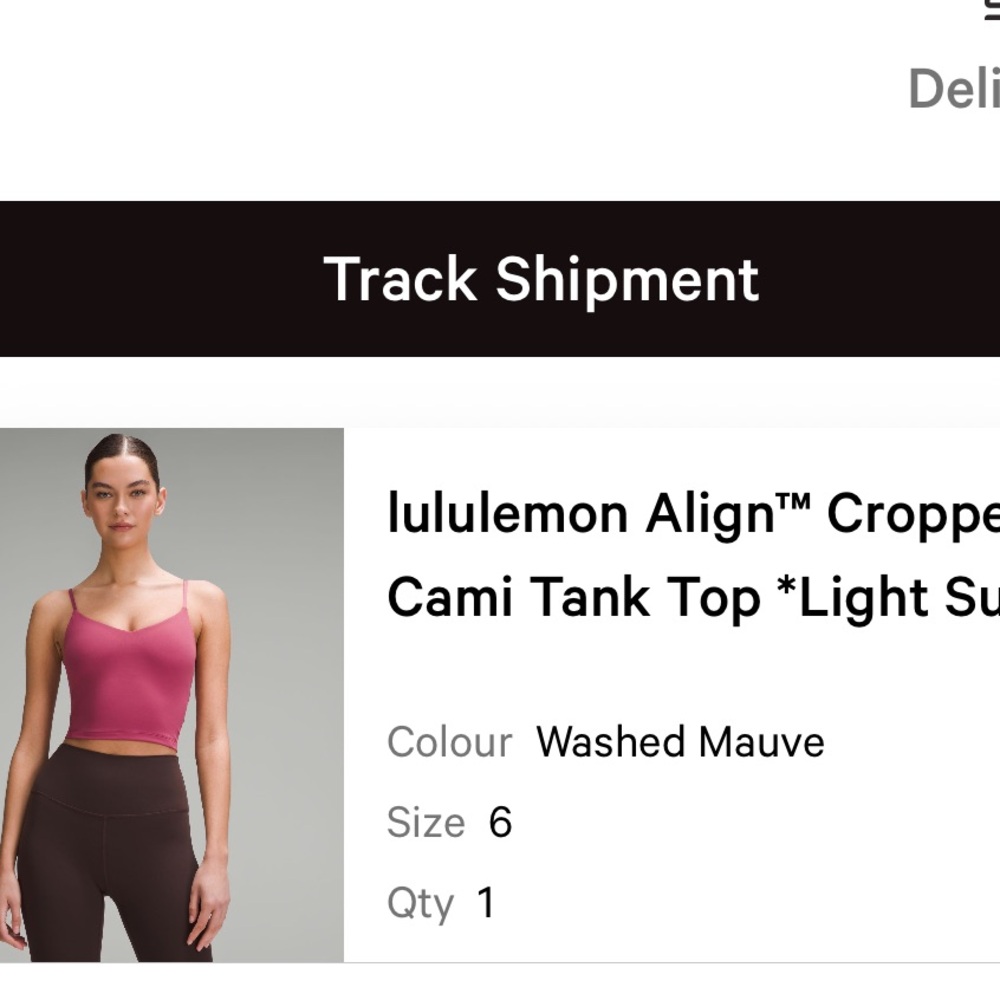 Lululemon align cami tank